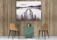 Load image into Gallery viewer, Unique Lake Bridge Canvas Print