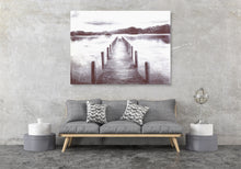 Load image into Gallery viewer, Unique Lake Bridge Canvas Print