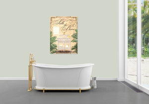 Salle de Bain Canvas Print