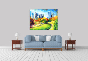 Unique New York Central Park Canvas Print