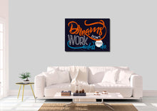 Load image into Gallery viewer, Motivational Quote Canvas Print