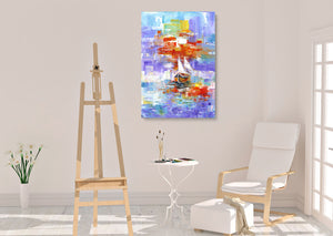 Unique Boat Abstract Canvas Print