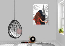 Load image into Gallery viewer, Couple in Paris Canvas Print