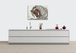 Unique Horse Canvas Print
