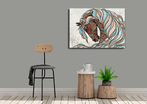 Unique Horse Canvas Print