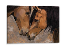Load image into Gallery viewer, Two Horses Canvas Print