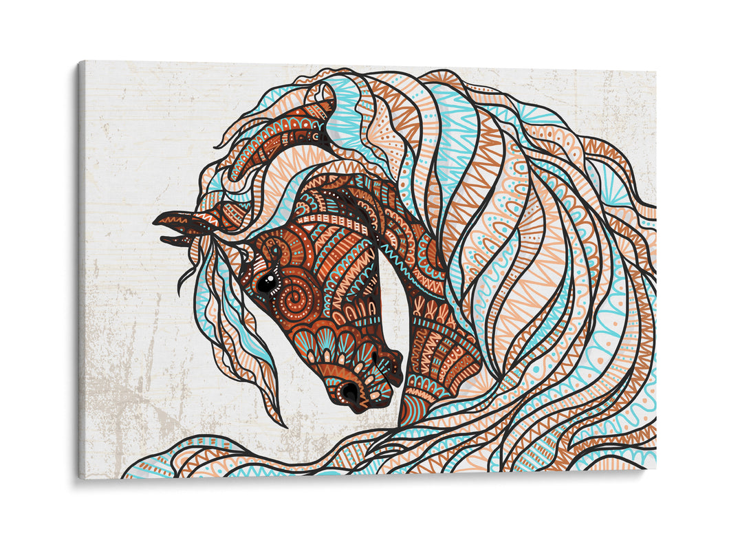 Unique Horse Canvas Print