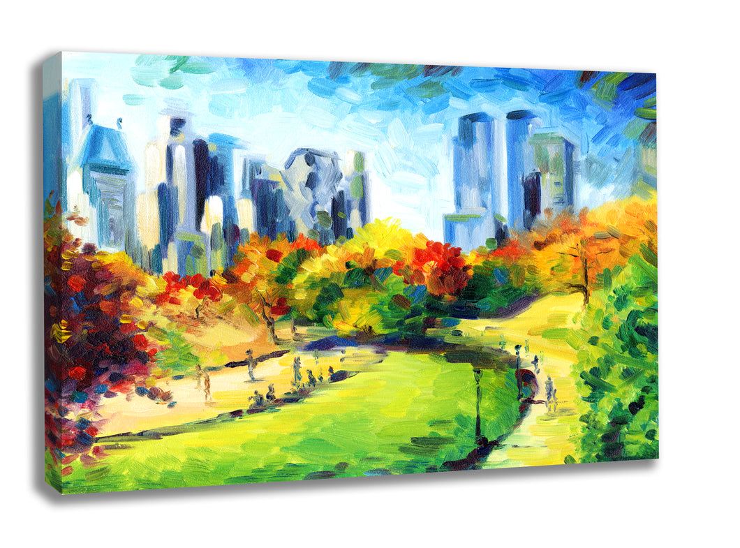 Unique New York Central Park Canvas Print