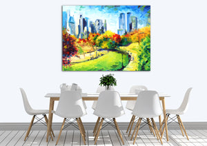 Unique New York Central Park Canvas Print